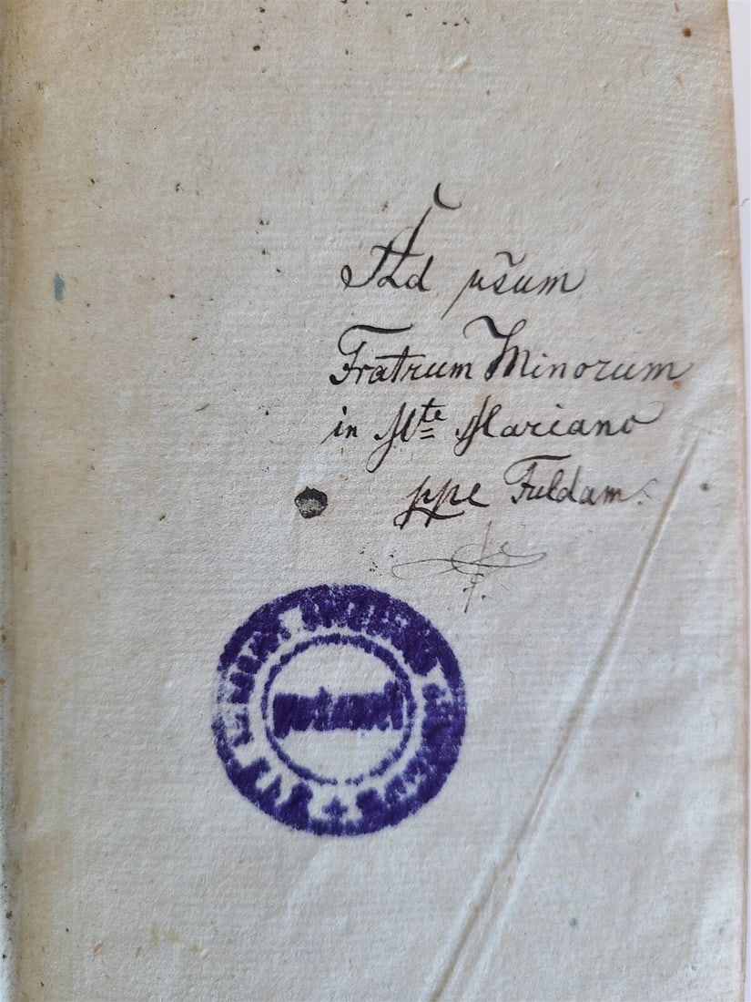 1758 PSALTERIUM DAVIDIS antique in LATIN FINE GILT MOROCCO BINDING - 4