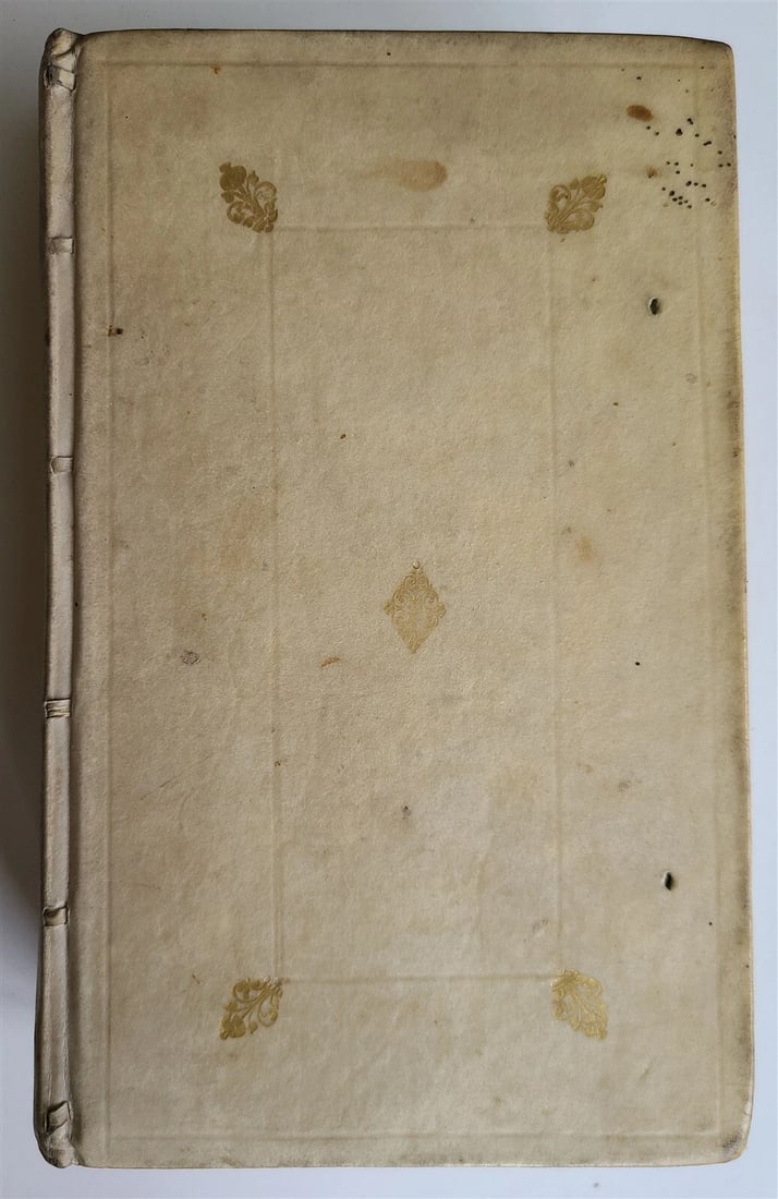 1734 VITAE EXCELLENTIUM IMPERATORUM CORNELIUS NEPOS VELLUM antique ROMAN - 4