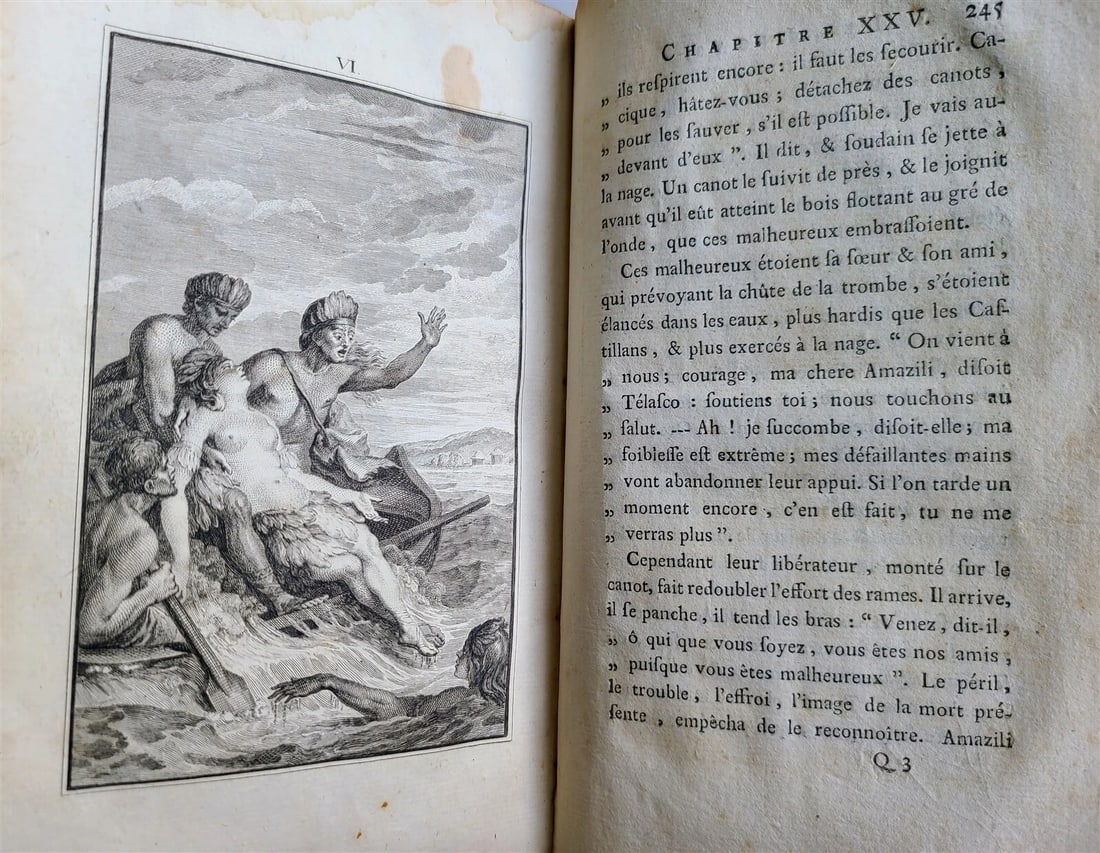 1777 PERU HISTORY 2 VOLUMES antique Les incas destruction de l'empire du Perou - 7