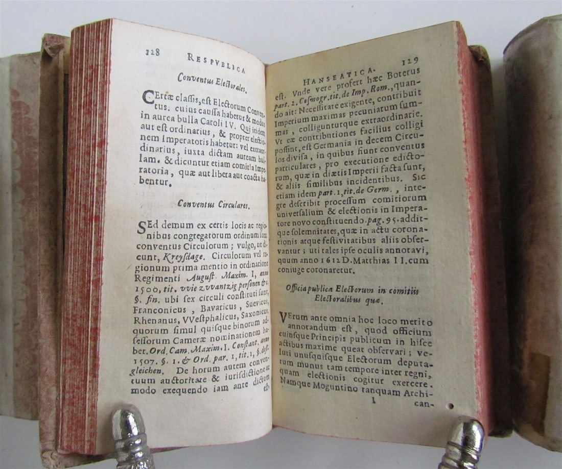 1631 HISTORY of HANSEATIC CITIES 4 VOLUMES by Angelus Marianus antique - 3