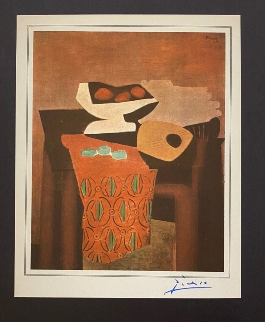 PABLO PICASSO | Vintage 1940 Signed Print | Ltd. Ed | Framed - 2