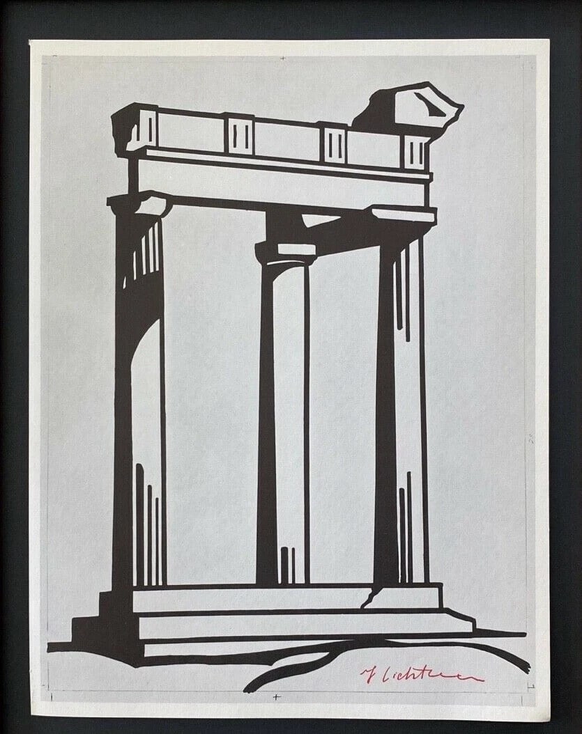 Roy Lichtenstein | Vintage 1970 Signed | Mounted 11x14 Offset Lithograph^ - 2