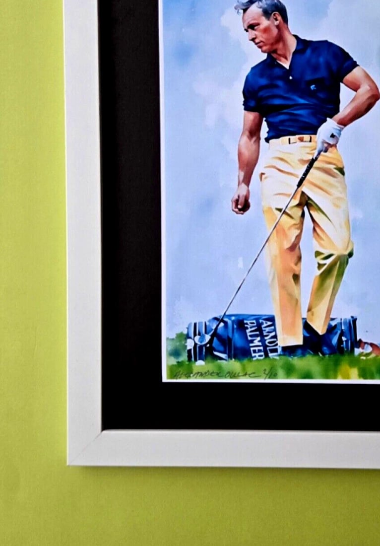 ALEXANDER DULAC | ARNOLD PALMER GOLF Hand Signed Print Ed. of 10 | COA - 3