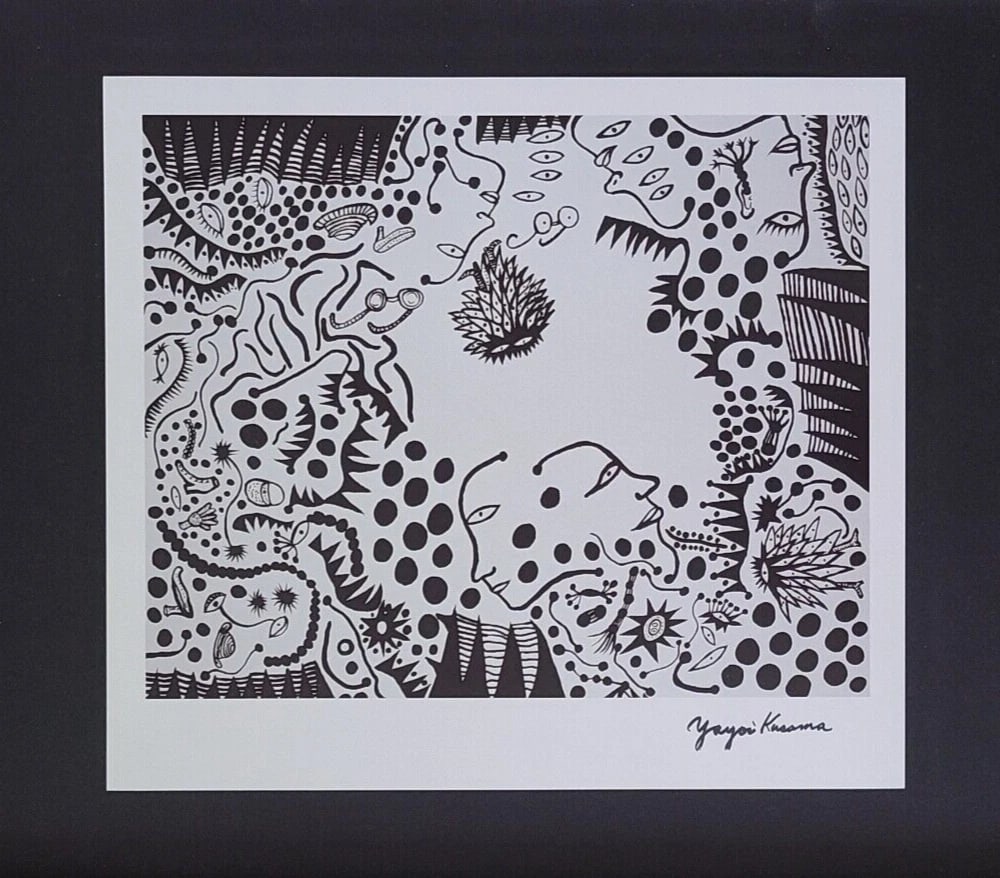 Yayoi Kusama | 1990's Artistic Pop Art Print Signed | Mounted and Framed! - 2