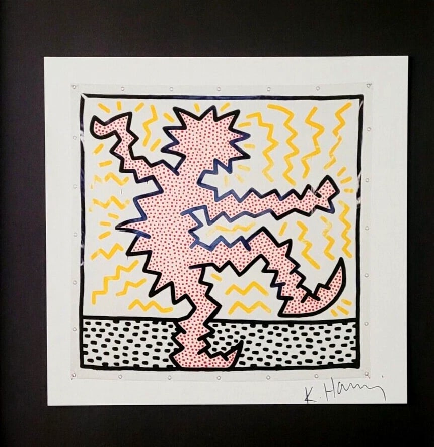 Keith Haring | Vintage Print Signed | Collector Piece Framed TS - 2
