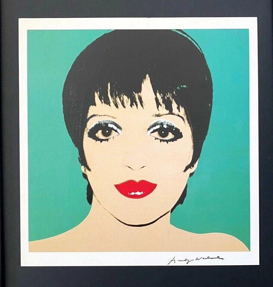 Andy Warhol | Vintage 1984 Liza Minelli Print Signed | Mounted in 11x14 Board - 2