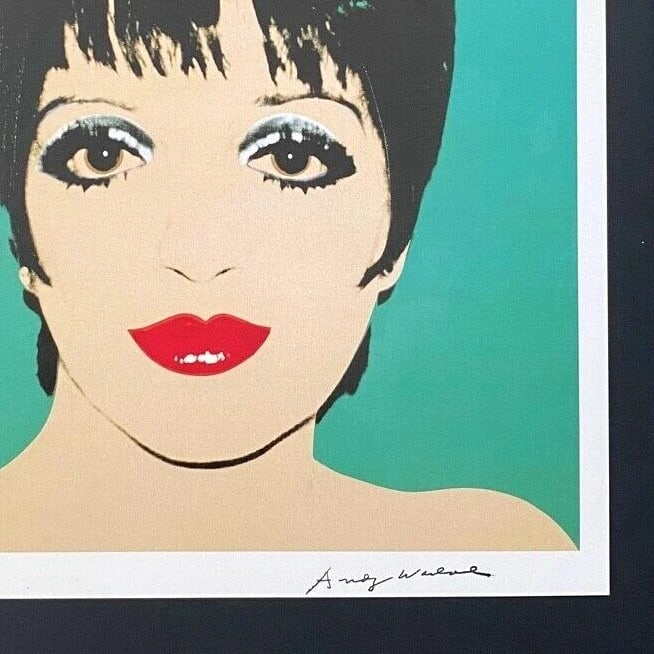 Andy Warhol | Vintage 1984 Liza Minelli Print Signed | Mounted in 11x14 Board - 3