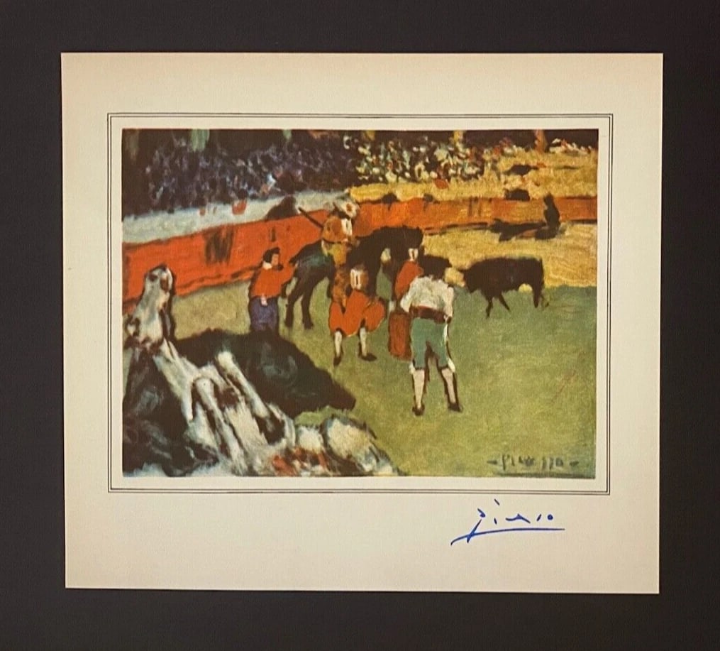 PABLO PICASSO | Vintage 1940 Signed Print | Ltd. Ed | Framed! - 2