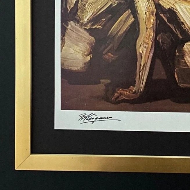 DAVID ALFARO SIQUEIROS | SIGNED LIMITED EDITION FRAMED PRINT FROM MEXICO $ - 2