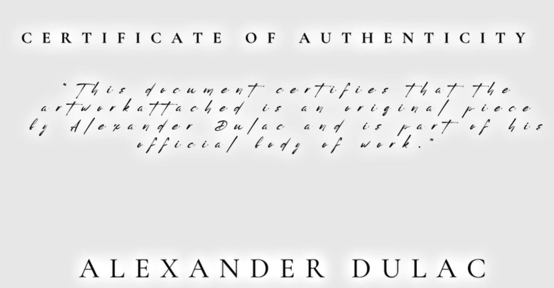 ALEXANDER DULAC | TAKING PICS? Hand Signed Authentic Print Ed. of 10 COA - 2