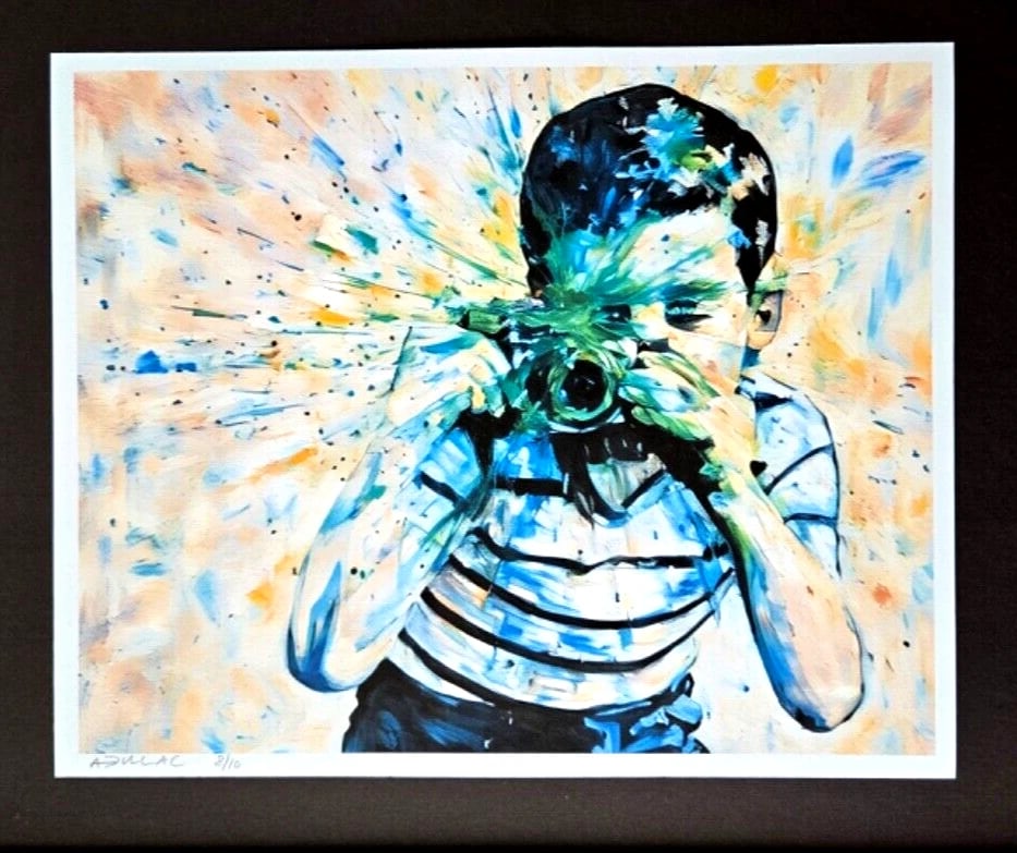 ALEXANDER DULAC | TAKING PICS? Hand Signed Authentic Print Ed. of 10 COA - 3