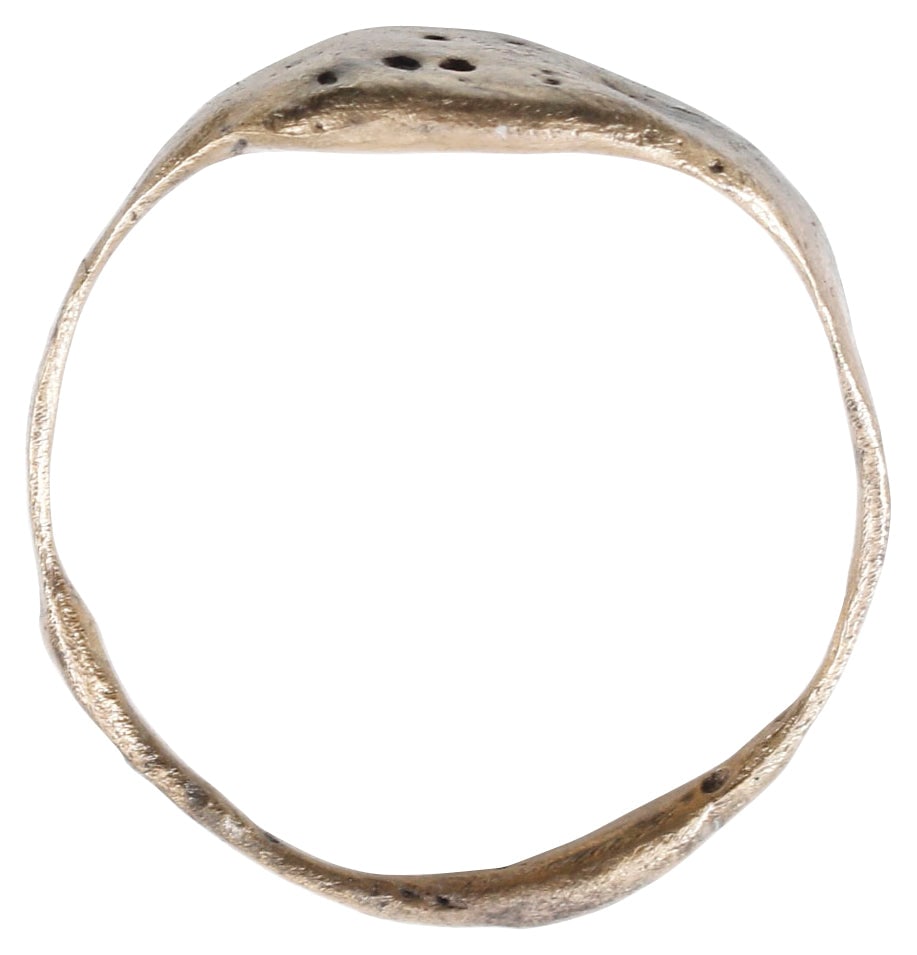 ROMAN SIGNET RING 3RD-6TH CENTURY AD, SIZE 6 1/2 - 2