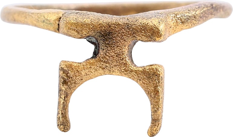 FINE ROMAN WOMAN'S KEY RING, C.100-300 AD, SIZE 4 ¼ (1 of 5)