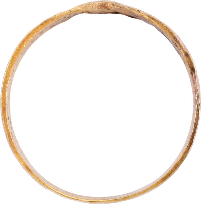 FINE VIKING WEDDING RING 10TH-11TH C.AD 9 3/4 - 2