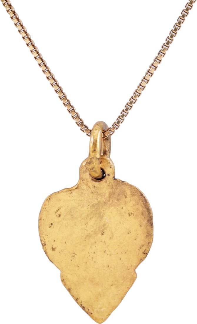 VIKING HEART PENDANT NECKLACE, C.950-1050 AD - 2