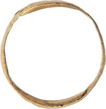 MEDIEVAL WOMAN'S FASHION RING, C.1200-1400 AD, SZ 7 1/4 - 2