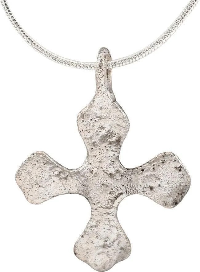 RARE MEDIEVAL CROSS NECKLACE, 13TH-15TH C. - 2
