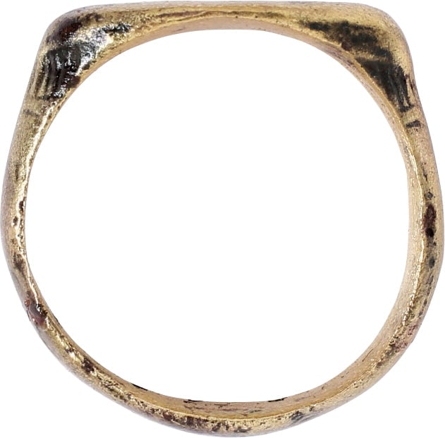 ROMAN SIGNET RING, 1ST CENT BC-2ND CENT AD, SIZE 7 ½+ - 2