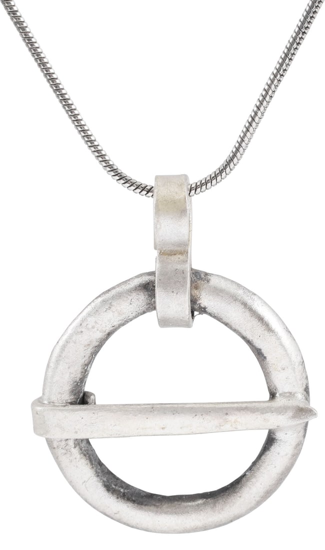 VIKING PROTECTIVE BROOCH NECKLACE 10TH-11TH CENTURY AD (1 of 4)