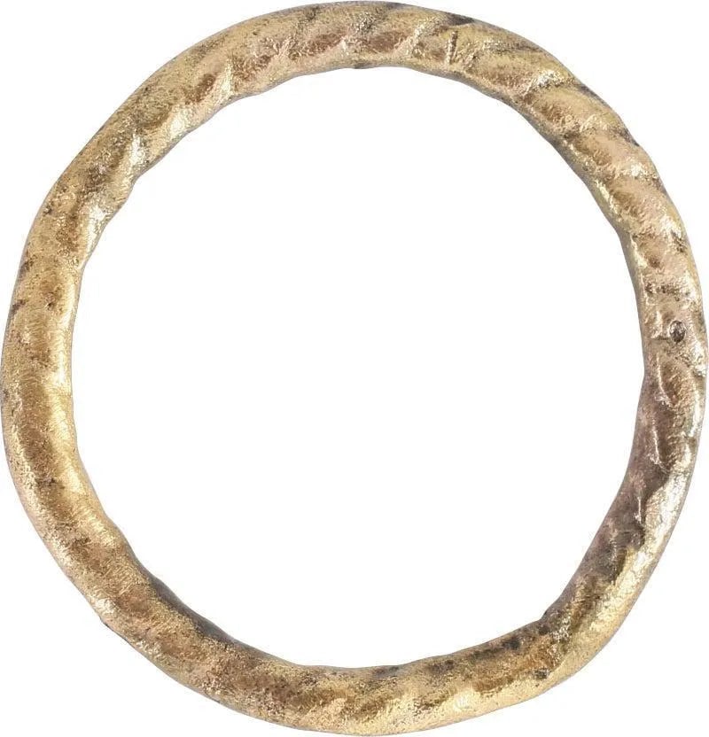 VIKING ROPED OR TWIST WEDDING RING, C.866-1067 AD, SZ 9 - 2