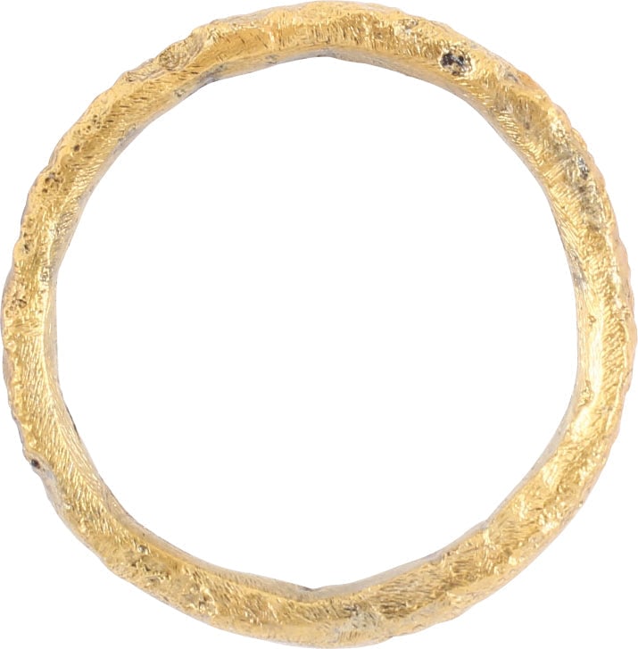 ANCIENT VIKING WEDDING RING, SIZE 5 1/2 - 2