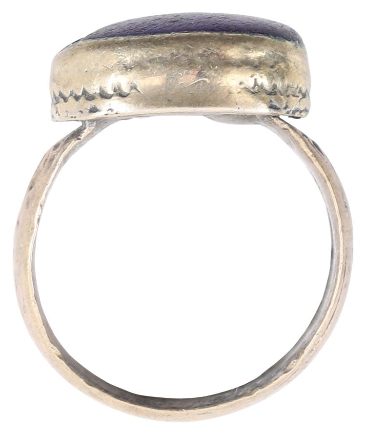 EASTERN EUROPEAN GYPSY RING, 19TH CENTURY, SIZE 8 - 2