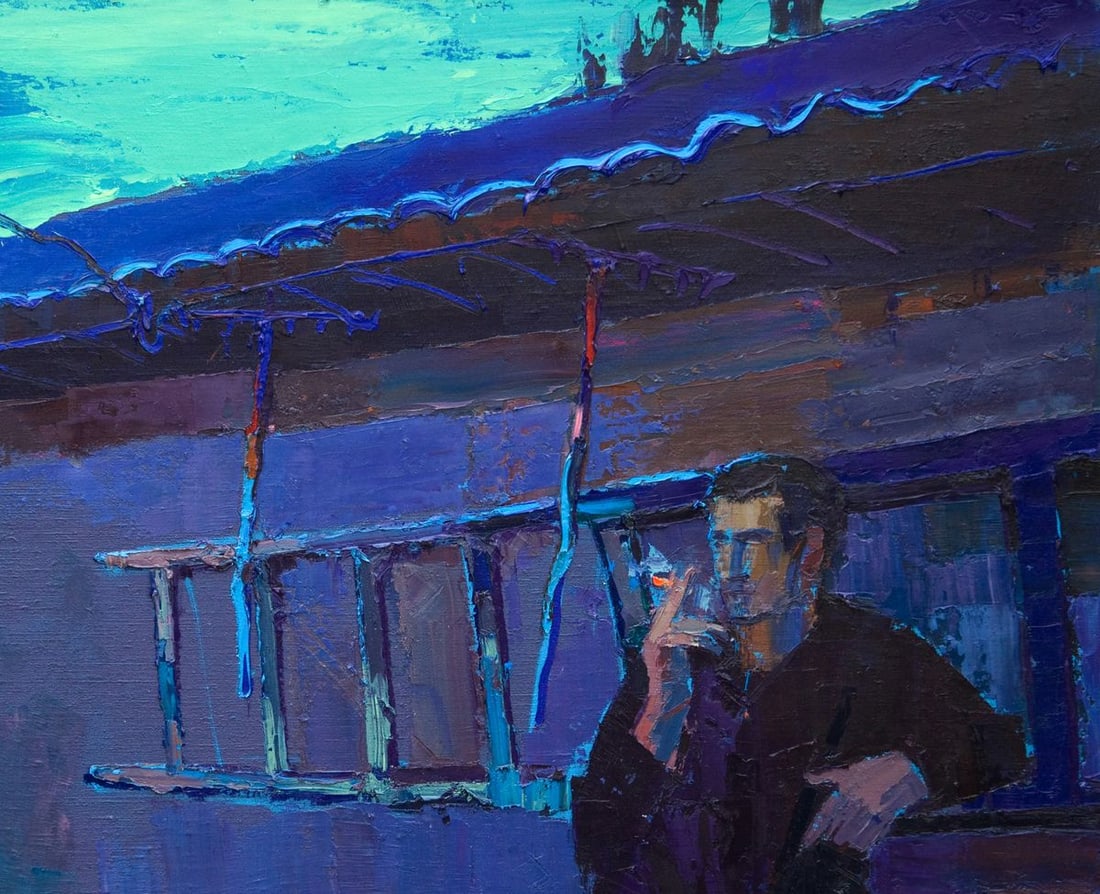 Oil painting Evening at home Natalia Korf-Ivaniuk - 3