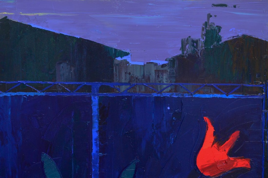 Oil painting Patterns on the evening gates Natalia Korf-Ivaniuk - 3