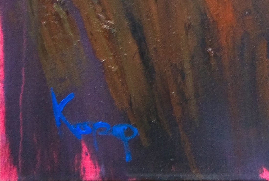 Oil painting Field In The Fog Natalia Korf-Ivaniuk - 8