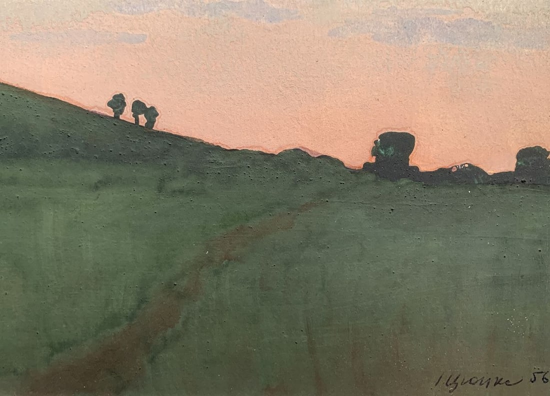 Pastel painting Evening above the cellars Ivan Tsyupka - 4
