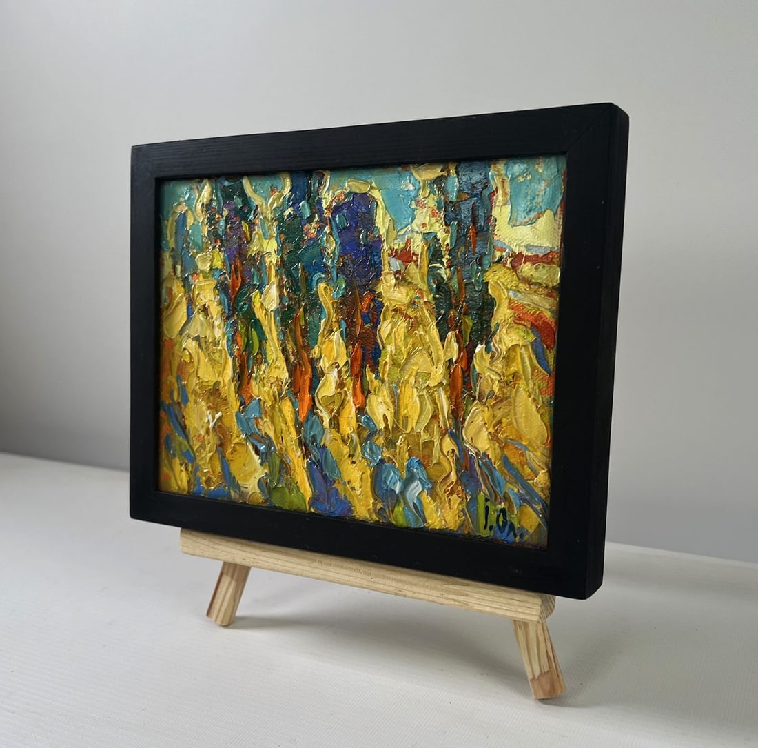 Oil painting Spring silence where you hear own heart Oleksiy Ivanyuk - 2