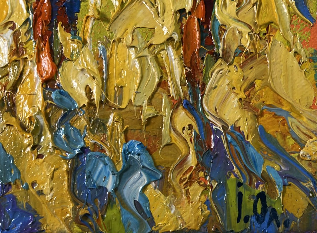 Oil painting Spring silence where you hear own heart Oleksiy Ivanyuk - 5