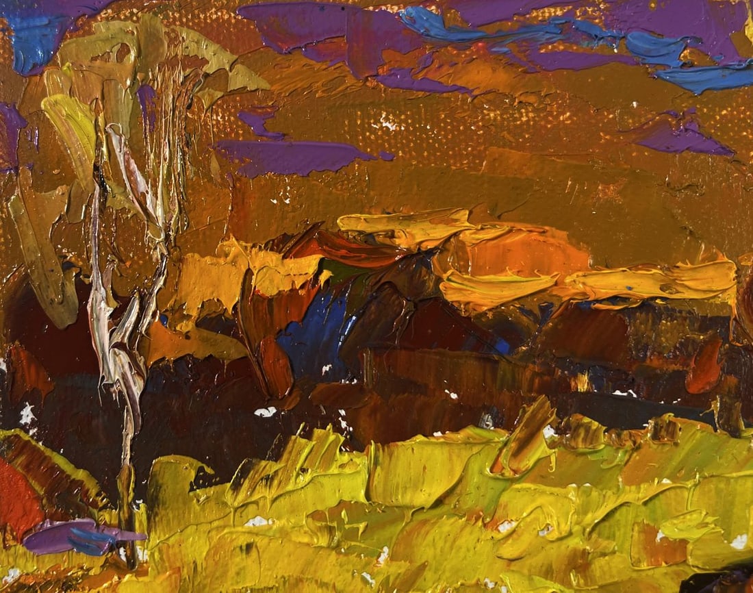 Oil painting Autumn and the last singing of birds Oleksiy Ivanyuk - 7