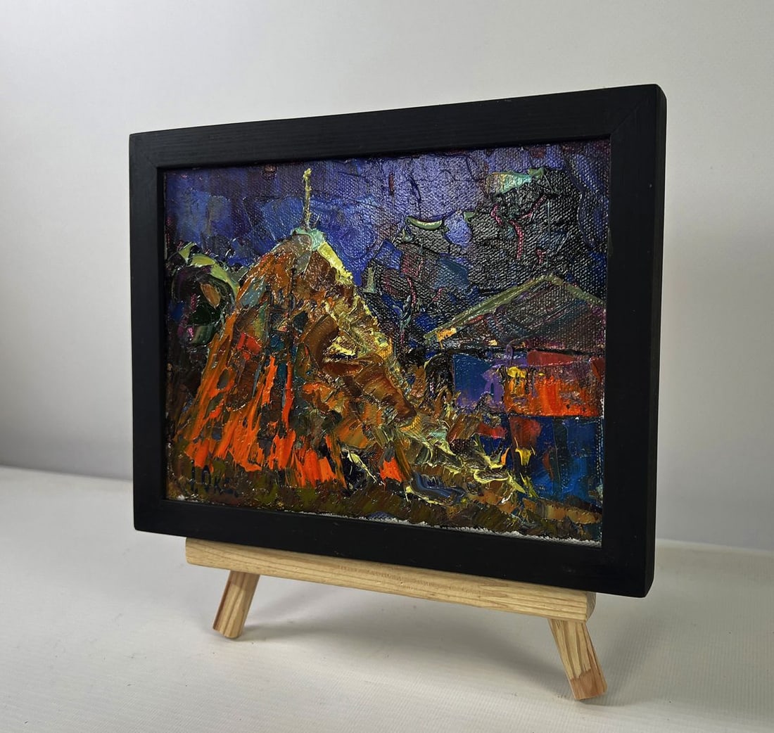 Oil painting Stars twinkle in a calm sky Oksana Ivanyuk - 2