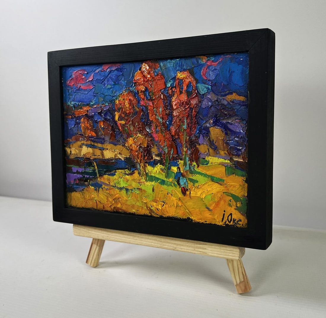 Oil painting Melody of the wind and whispers Oksana Ivanyuk - 2