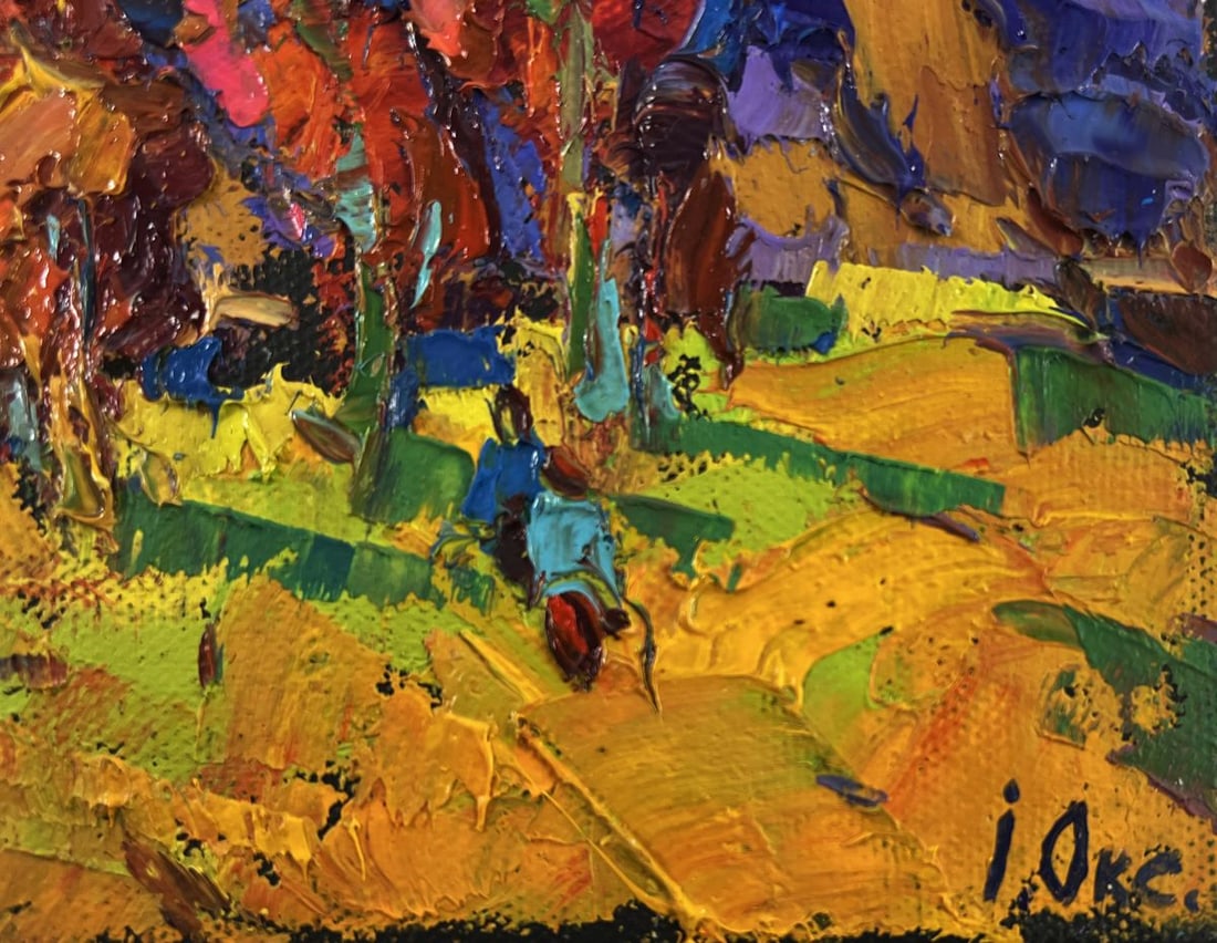 Oil painting Melody of the wind and whispers Oksana Ivanyuk - 5