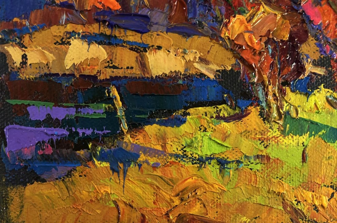 Oil painting Melody of the wind and whispers Oksana Ivanyuk - 6