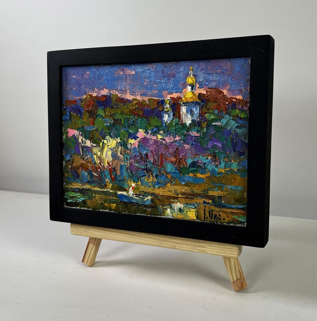 Oil painting Melody through the rural silence Oksana Ivanyuk - 2