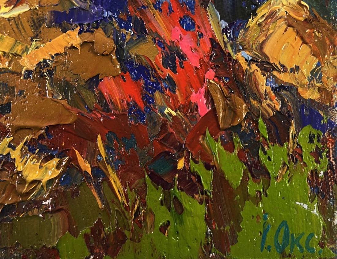 Oil painting Night tale in silver reflections Oksana Ivanyuk - 5