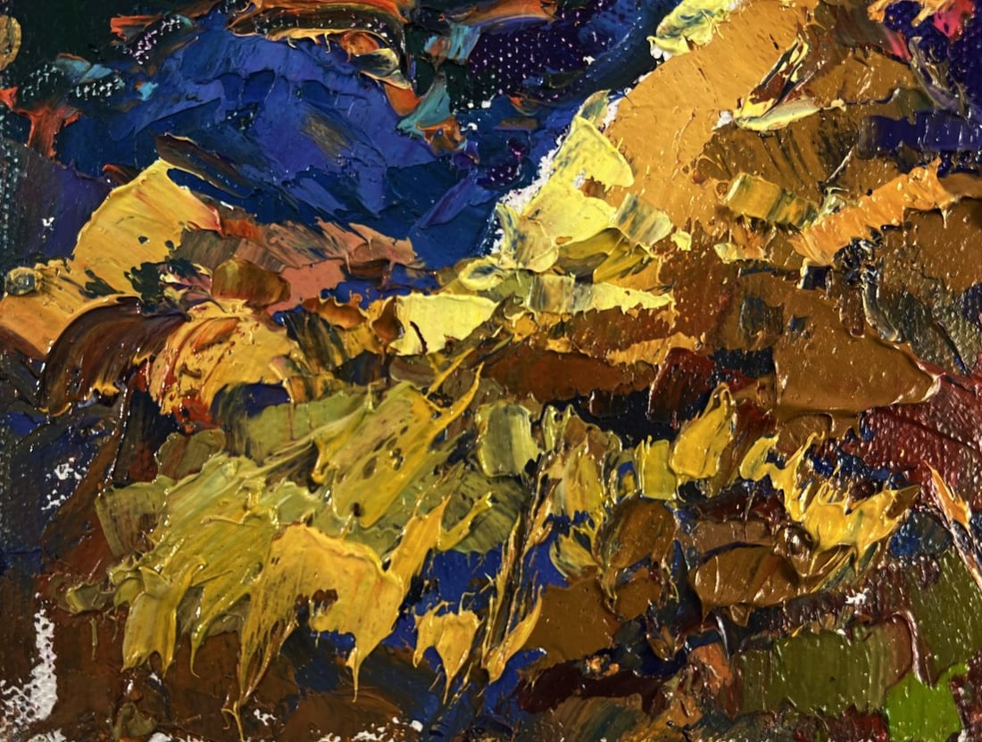 Oil painting Night tale in silver reflections Oksana Ivanyuk - 6