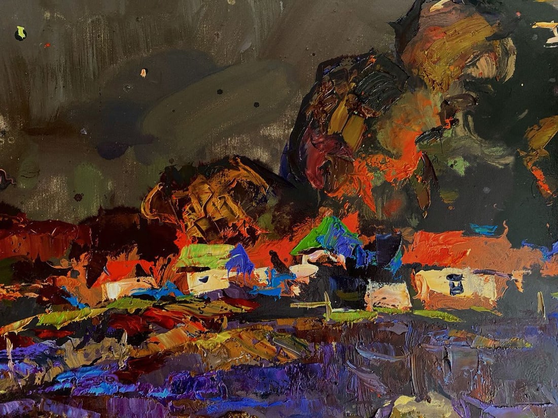 Oil painting Moonlit night Oleksiy Ivanyuk - 7