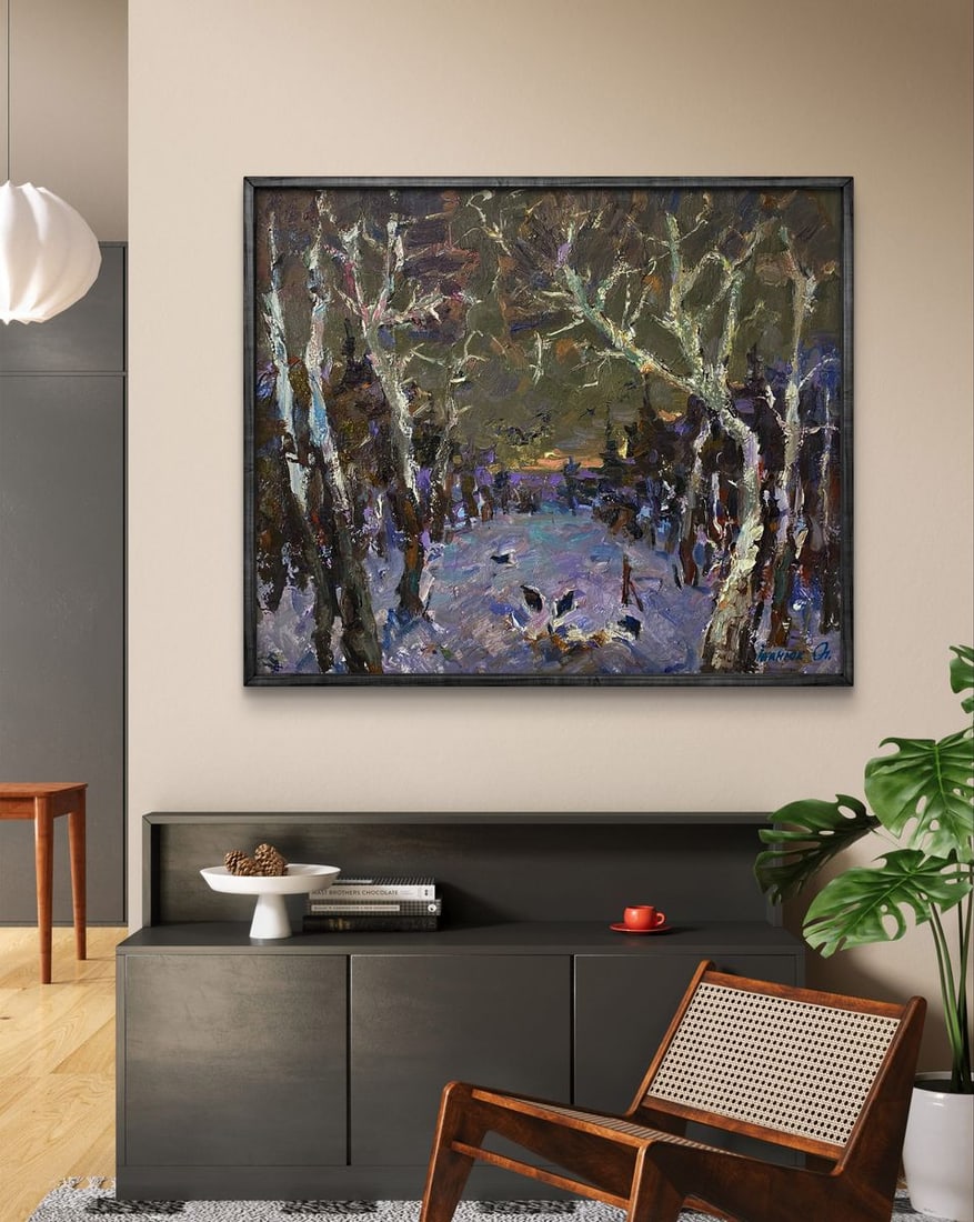 Oil painting Deep silence Oleksiy Ivanyuk - 2