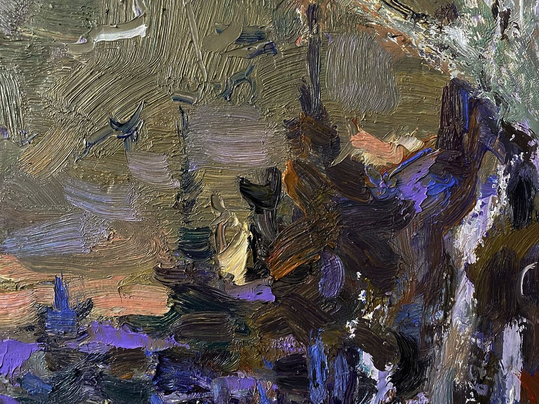 Oil painting Deep silence Oleksiy Ivanyuk - 4