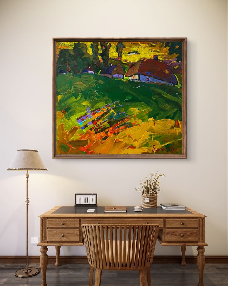 Oil painting Warm evening Oleksiy Ivanyuk - 2