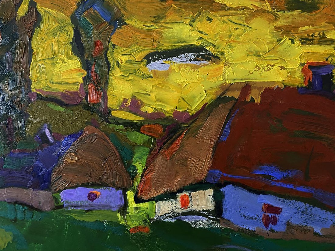 Oil painting Warm evening Oleksiy Ivanyuk - 4