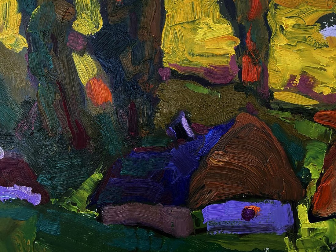 Oil painting Warm evening Oleksiy Ivanyuk - 5