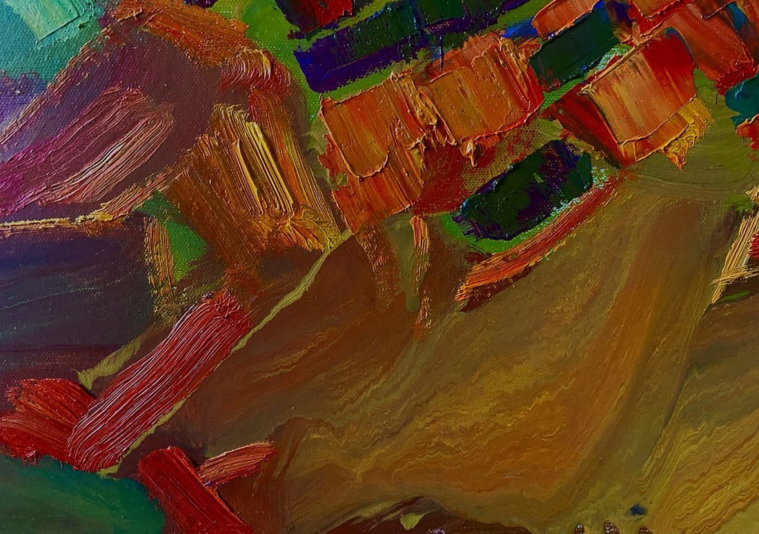 Oil painting Warm evening Oleksiy Ivanyuk - 7