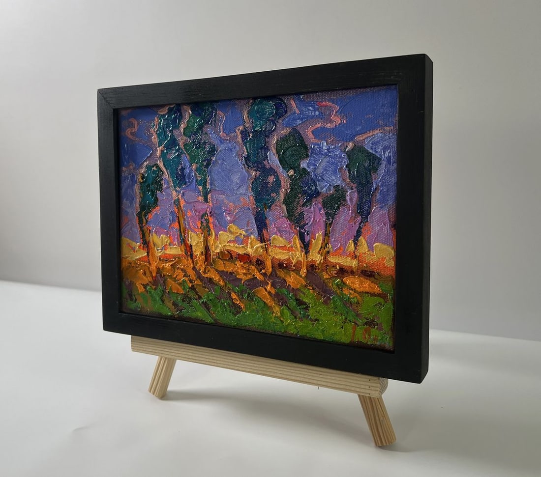 Oil painting Distant night Oleksiy Ivanyuk - 2