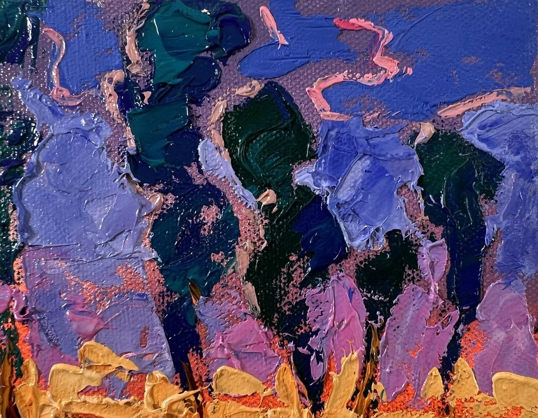 Oil painting Distant night Oleksiy Ivanyuk - 4