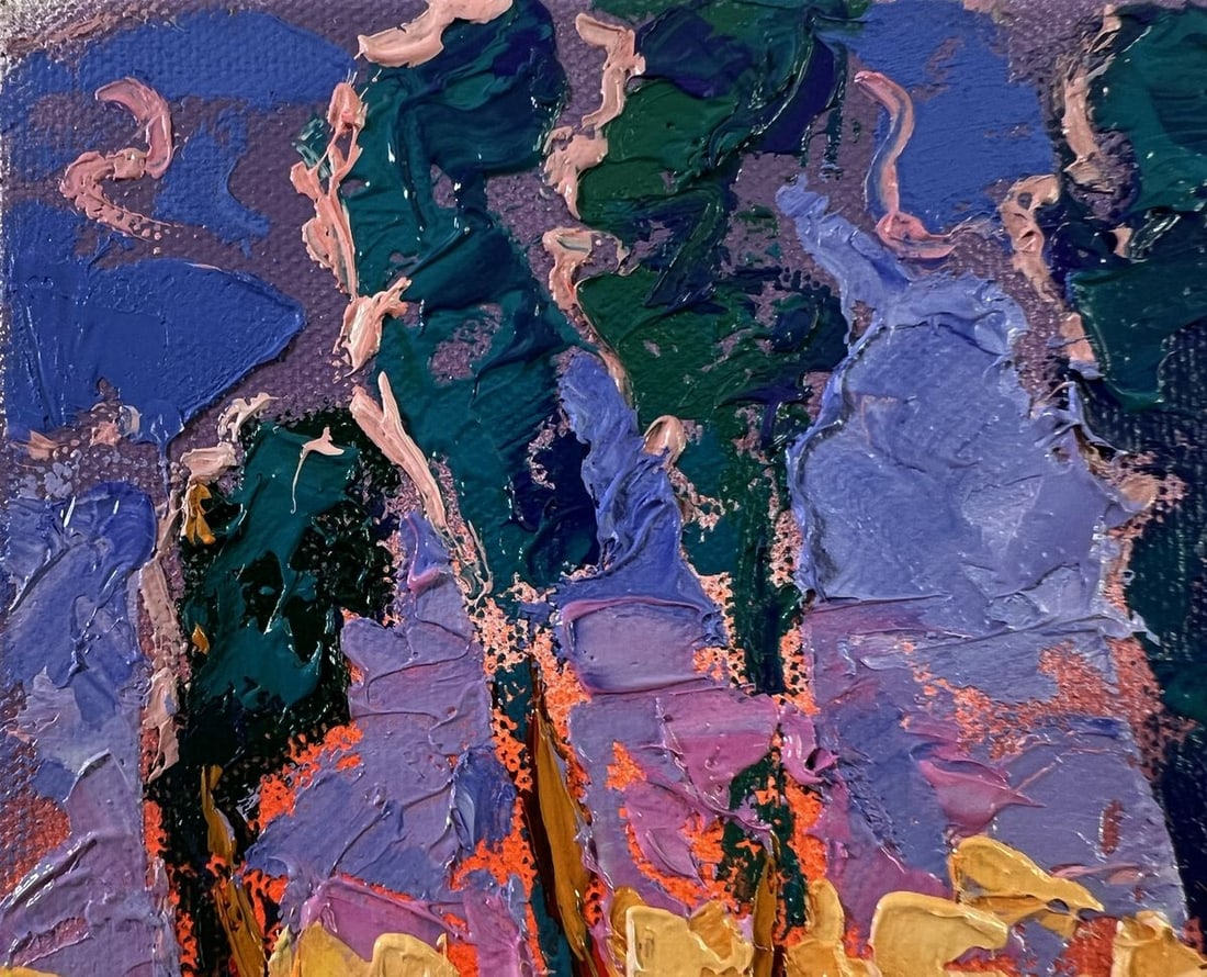 Oil painting Distant night Oleksiy Ivanyuk - 7